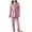 Pink, variant on XMMSWDLA Pajamas Set Long Sleeve Sleepwear Womens Button Down Nightwear Pajamas Sets Women Sleepwear