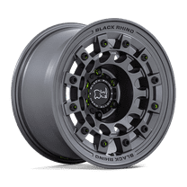 Black Rhino Cast Aluminum Wheel BR004 17x8 5x5.0 M-GNMTL 38mm, BR004AX17805038