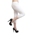 thumbnail image 5 of Vivian's Fashions Capri Leggings - Cotton, Lace Trim (Junior/Junior Plus Sizes), 5 of 5