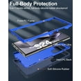 thumbnail image 4 of for Samsung Galaxy S24-Ultra Case, with Port Protection, Full-Body Silicone Rubber Covered, 3-Layer Combo Drop-Proof Cover Phone Case for S24 Ultra 5G(2024), Blue/Navy, 4 of 7
