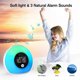 thumbnail image 2 of Reloj despertador BRILLAR con altavoz Bluetooth luz LED de humor Rojo Verde, 2 of 5