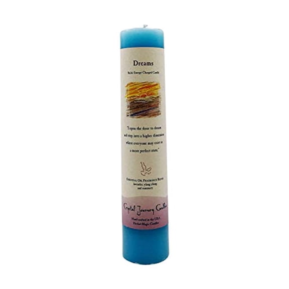 Crystal Journey Reiki Charged Herbal Pillar - Dreams