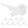 thumbnail image 6 of VORCOOL Lamp Fixing Buckle White For Recessed Lighting Fixtures 10Pcs 2.0In, 6 of 8