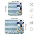 thumbnail image 3 of Beach Ocean Blue Dish Drying Mat Microfiber Kitchen Mats Large Counter Absorbent Dish Pad Drainer Rack 18"x24", 3 of 7