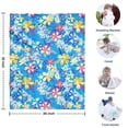 thumbnail image 4 of Pioneer Flower Floral Print Pattern Blanket,Comfortable Soft Lamb Wool Throw Blanket,All Season,Warm Lightweight Blankets for Sofa Bed Couch Living Room Chair,30"x40", 4 of 4