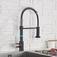 thumbnail image 4 of Senlesen Black Brushed Nickel Kitchen Sink Faucet Pull Down Sprayer Deck Mounted, 4 of 12