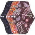 thumbnail image 1 of MasteelfCA 3pcs Reusable Menstrual Pads Cotton Feminine Pads Washable Sanitary Pads, 1 of 7