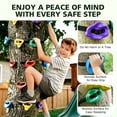 thumbnail image 3 of 12Pcs Tree Climbing Holds with 6 Ratchet Straps, Kids Adults Climber Large Climbing Rocks, Obstacle Course Training Tree Climbing Kit for Outdoor, Backyard, Gym, 3 of 8