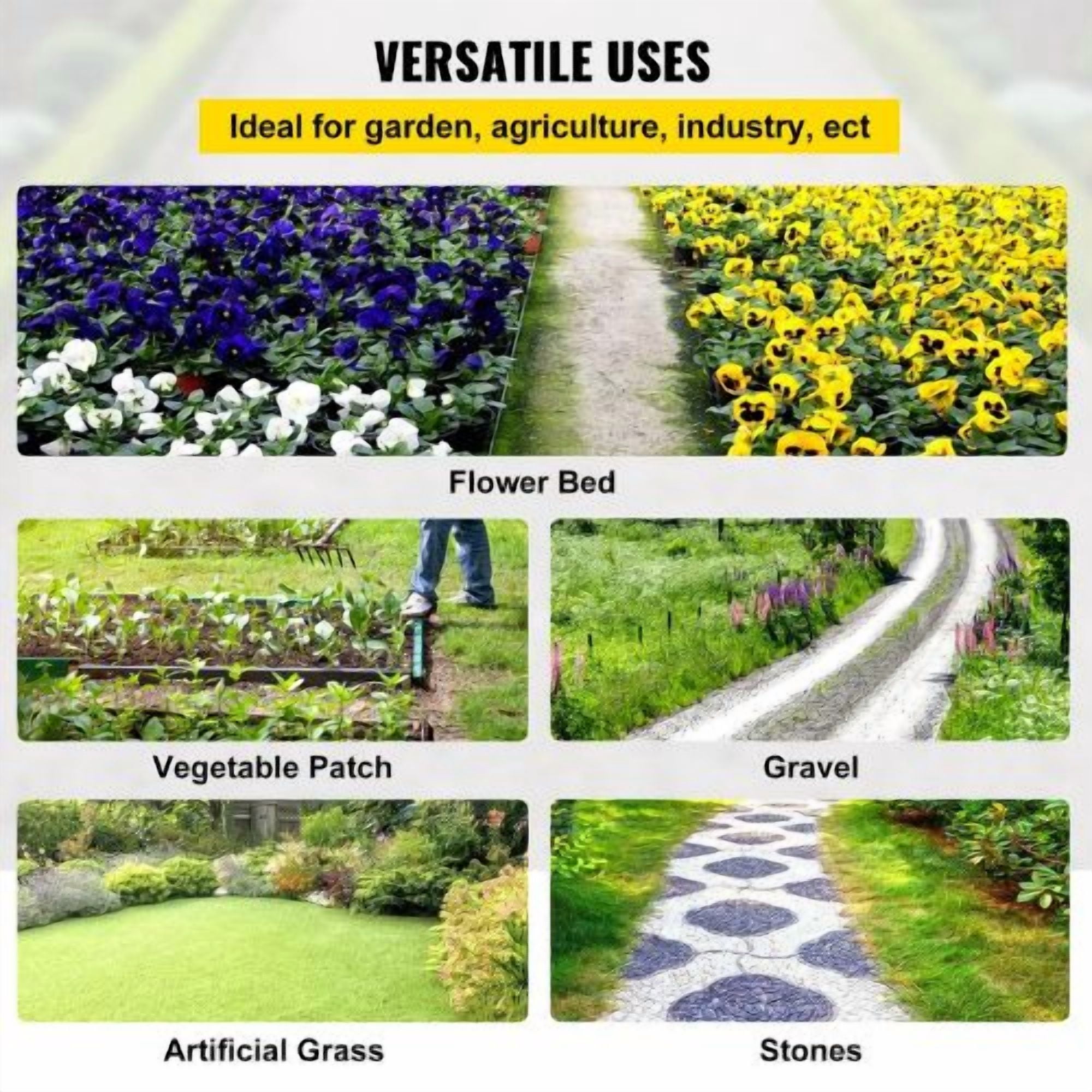 3 x 300' Ft Geotextile Fabric for Landscaping Heavy Duty Garden Weed Fabric Weed Barrier Landscape Fabric 0.9*91.4-108