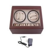 Fashionable 10 Grid Leather Watch Box Organizer Jewelry Display Storage Case