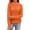 Orange, variant on Vedolay Women Autumn Sweaters 2023 Knit Sweater Turtleneck Loose Pullover Tops Black,M