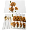 thumbnail image 2 of Flower Poppy White Table Runner Home Wedding Decor Table Flag Mat Table Centerpieces Decoration Party Dining Long Tablecloth, 2 of 6
