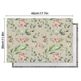 thumbnail image 6 of Artistic Floral Bloom Table Mats, Set of 4 Wrinkle Free Flax Heat Resistant Material with Butterfly and Wildflower Peony Pattern for Farmhouse Garden Dining Table, 6 of 6