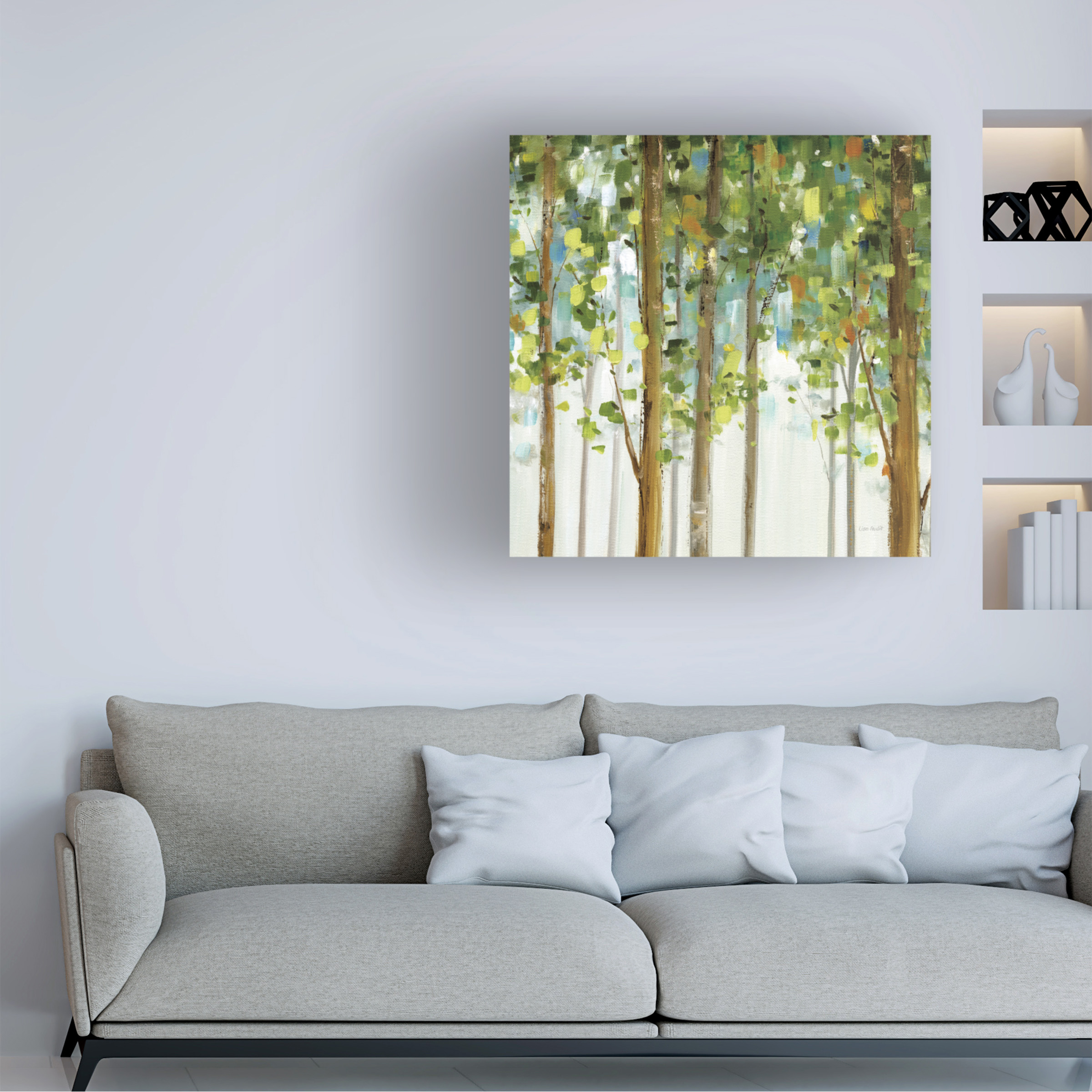 Trademark Fine Art 'Forest Study II' Canvas Art by Lisa Audit