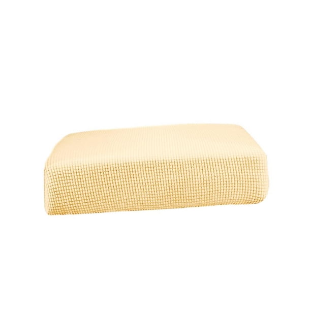Fundas de cojín elásticas para sofá futón, protector de repuesto para sofá Cream_Size S