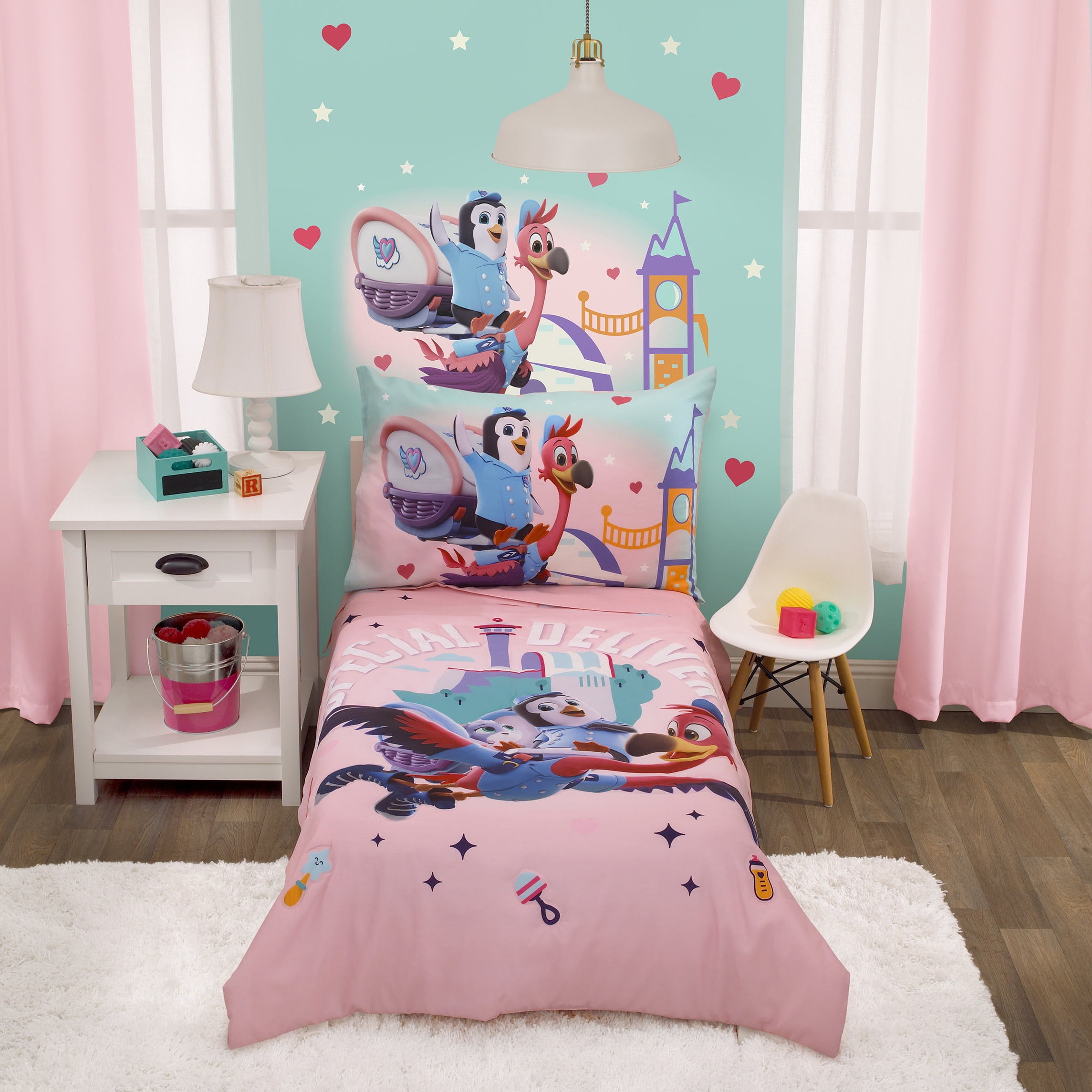 HR.charm Cocomelon Ultra Soft Microfiber Teen Bedding for Girls Bedroom 3-Piece Pillowcase 86¡±X70