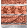 thumbnail image 2 of Soimoi Silk Fabric Paisley,Floral & Mandala Panel Decor Fabric Printed Yard 42 Inch Wide, 2 of 2