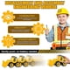 thumbnail image 3 of Take Apart Toys 4 Pack - DIY Construction Engineering Car Toy, Kids STEM Sand Toys for Toddlers Age 3-5, Building Sandbox Toys Truck, Birthday Gifts f, 3 of 4
