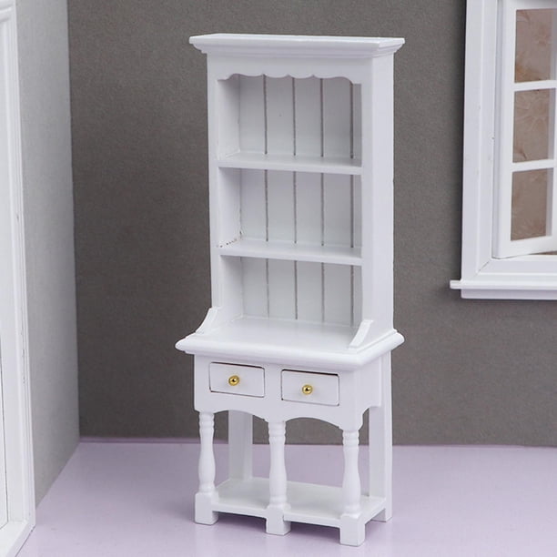 1/12 casa de pequeña sala en miniatura accesorios de modelo de muebles de de decorativa pequeña para A Macarena Estantería en miniatura