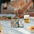 thumbnail image 5 of Yayeee Ashtray with Lid for Cigarette Smokeless Stainless Steel Home Ash Holder, Vibrant Floral, 5 of 7