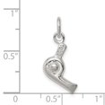 thumbnail image 4 of 925 Sterling Silver Solid Hair Dryer Charm 20x10mm Wide Pendant Necklace for Women - 1.7 Grams, 4 of 6