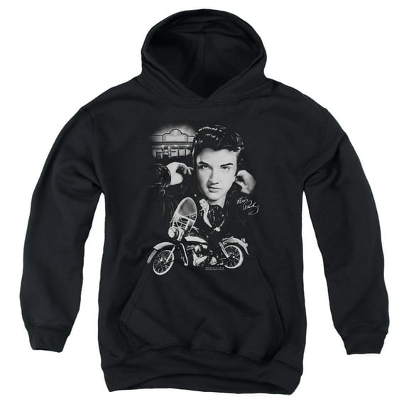 Elvis Presley - The King Rides Again - Youth Hooded Sweatshirt - Medium
