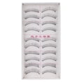 thumbnail image 1 of Pestañas postizas, 10 pares de pestañas postizas D Pestañas postizas esponjosas Pestañas postizas Aspecto llamativo, 1 of 8