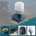 thumbnail image 4 of Luz de Trabajo LED Inalámbrica de 12W Adecuada para Linterna con Bombilla LED de Mano con Batería Makita de 18V, para Situaciones de Emergencia de Acampada Al Aire Libre, 4 of 8