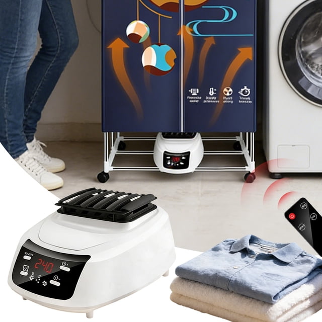 BotaniNest Portable Dryer Machine For Home Use Fast Drying With Multiple Heat Settings And Timer Compact Laundry Solution
