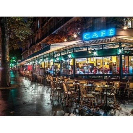 Sidewalk cafe in Paris  France Poster Print by Assaf Frank (9 x (Best Cafes In Paris)