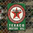 thumbnail image 3 of Placa Metal Vintage Texaco Pintura Hierro Rectangular Al Óleo Arte La Pared 20x30cm, 3 of 9