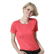 WonderWink T-shirt soyeux à manches courtes pour femme