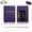Dark Purple, variant on Slim Credit Card Holder for Women, Personalized Custom Engraving Thin Front Pocket Leather Mini Wallet with RFID Blocking, Red