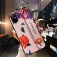 thumbnail image 1 of 10 Galaxy Note 20 Ultra Flower Case Art Leaf correa para la muñeca soporte para teléfono cubierta para Samsung S21 S20 Ultra A21S S20 FE A21S Plus Capa qym unisex, 1 of 2