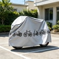 thumbnail image 1 of YoGold Waterproof Motorcycle Cover – 78.7 x 39.4 Inch All‑Weather Bike Cover, Dustproof for Scooter (Gray), 1 of 8