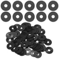 thumbnail image 1 of Uxcell 60-Pack M4 Arandelas Planas de Nylon 4mm ID 15mm OD 1mm Grosor Espaciador de Sellado Junta Anillo Negro, 1 of 6