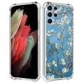 thumbnail image 1 of Van Gogh Branch Case for Samsung Galaxy S21 Ultra,Aesthetic Colourful Floral Plant Case for Men Women,Unique Soft TPU Bumper Case Cover, 1 of 1