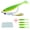 C-Green, variant on M altemura 5 Pack Weighted Soft Fishing Lures with Flash Spinner Hooks, Pre-Rigged T Tail Swimbaits with Lead Weight, Artificial Baits for Bass Trout Crappie Walleye Freshwater Saltwater Fishing
