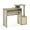 Sonoma Oak/Ivory, variant on Econ Multipurpose Home Office Computer Writing Desk, Black/Brown