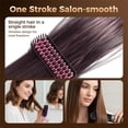thumbnail image 3 of EGNMCR Hair Straightener Brush Portable Mini Hair Straightening Brush With 4 Temperature Settings LED Display USB Rechargeable Fast Heating Hairs Brush For Travel Straightening Comb, 3 of 8