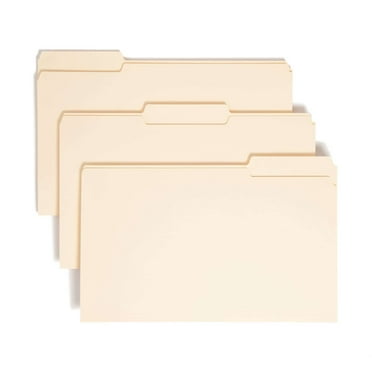 Smead Standard File Folders, 100 Count, Manila, 1/3-Cut Tabs, Legal Size (15330)