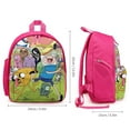 thumbnail image 2 of Adventure Time Backpack Cute Print Daypack Lightweight Casual Backpack Travel Hiking Backpacks, 2 of 6