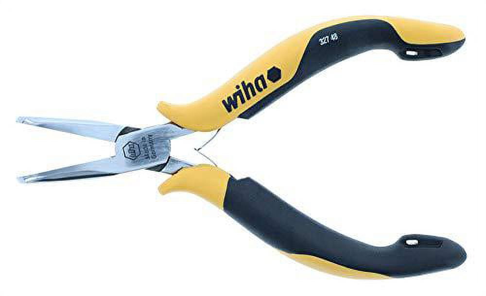 Wiha 32748 Bent 90 Degree Needle Nose Pliers - ESD Safe