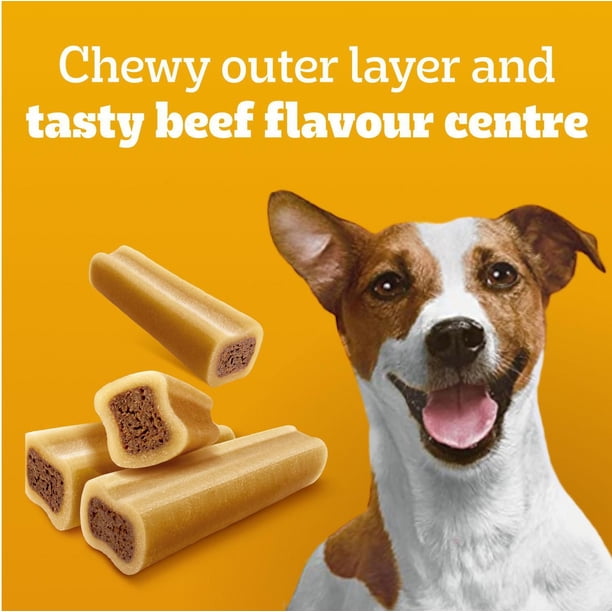 PEDIGREE Jumbone Adult Dog Treats – For Small & Medium Dogs - Beef