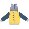 thumbnail image 2 of Sudaderas con capucha para niños, jersey de dinosaurio para niños, sudaderas con cremallera para niños pequeños, sudadera con capucha para niños de 1 a 6 años, 5 ~ 7 años Rojo Verde Cocina, Decoración y Otros, 2 of 5