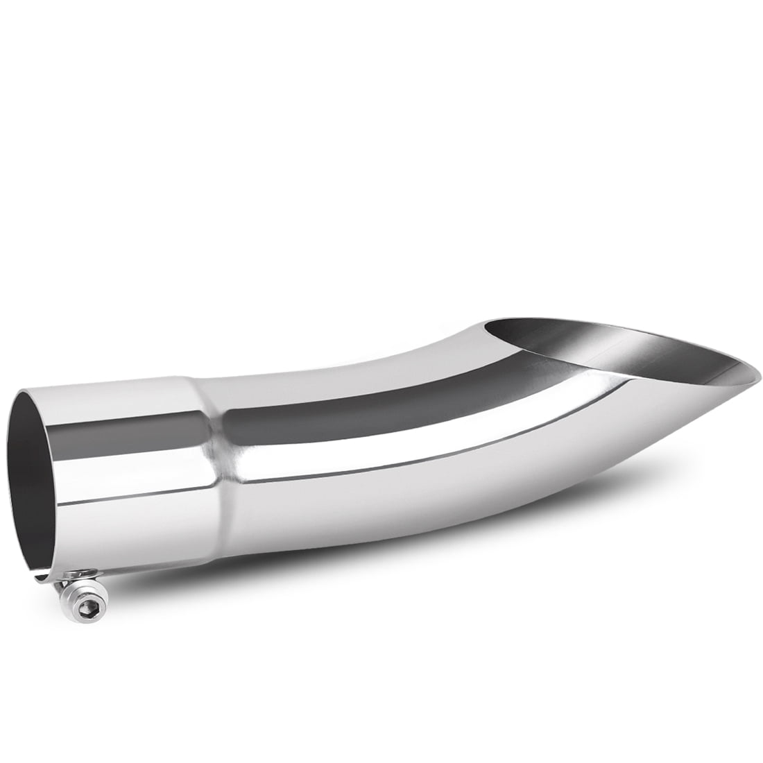 Exhaust Tips 3" Inlet & Outlet x 15" Long Polished Chrome Tailpipe