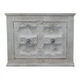 thumbnail image 4 of Taran Designs Andrea 2-Door Farmhouse Solid Wood Sideboard in Textured White, 4 of 7