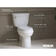 thumbnail image 2 of KOHLER K-4369-0 Cimarron 1.28 GPF Single Flush Toilet Tank Only in White, 2 of 4