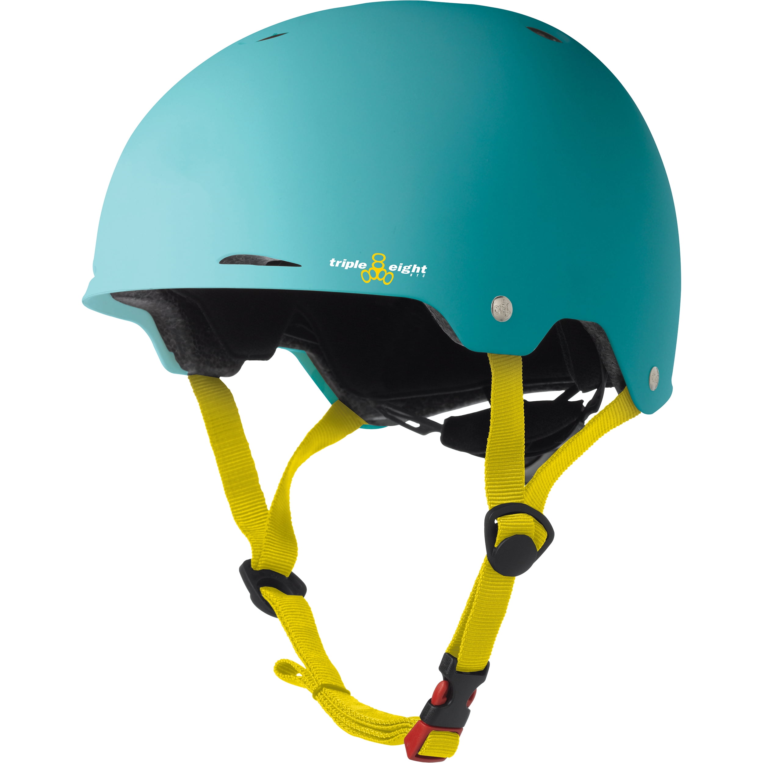 Triple Eight Dual Certified Bike and Skateboard Helmet,White Matte,Small/Medium 