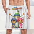 thumbnail image 2 of Team Umizoomi Men's Short Pajama Pants Soft Trendy Sleep Shorts Breathable Ice Silk Lounge Shorts 4XL, 2 of 8